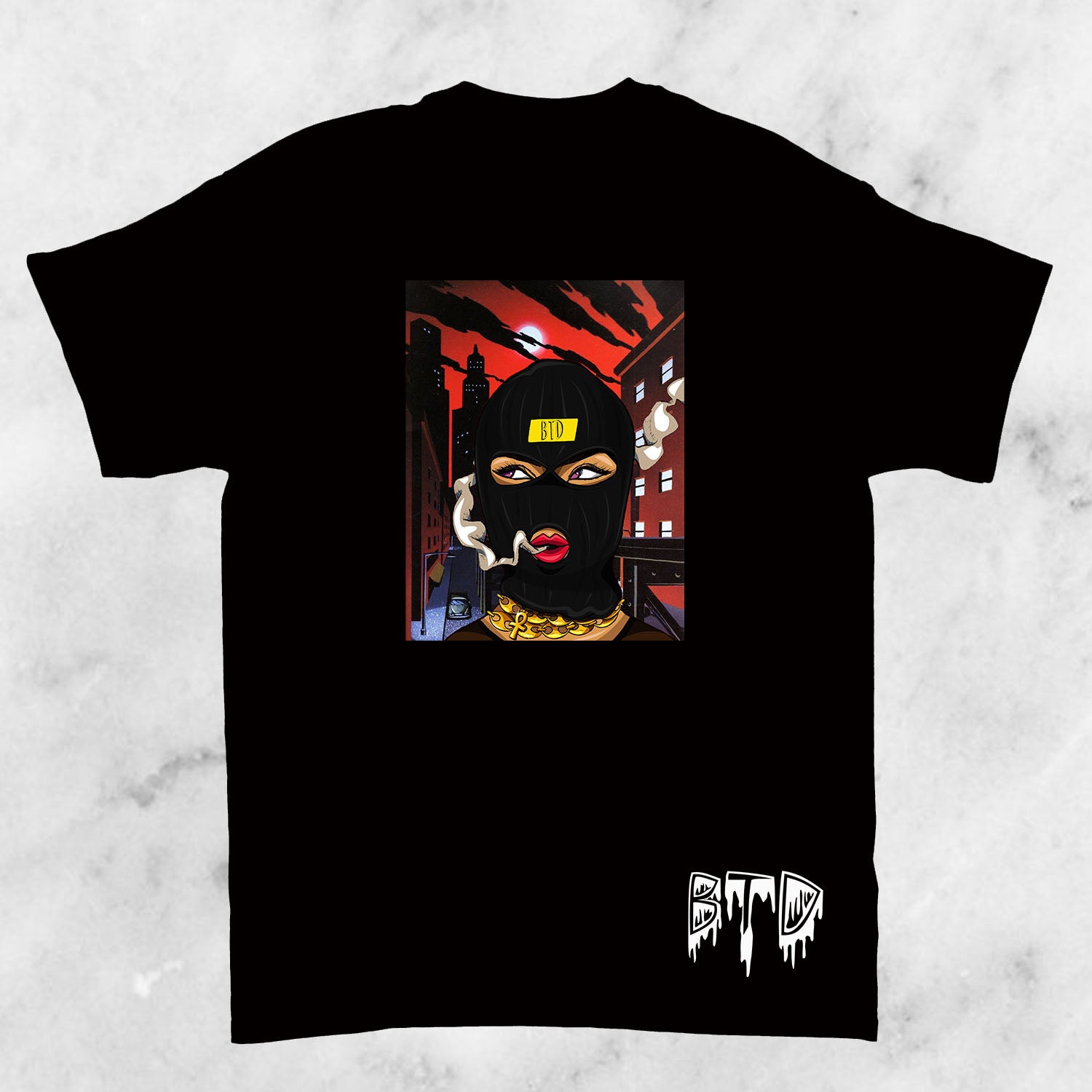 City Night Smoke Mask Tee