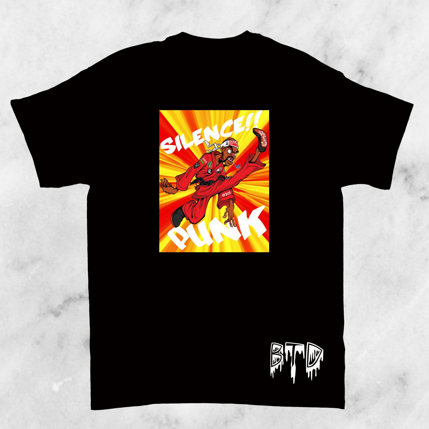Silence!! Punk Action Tee