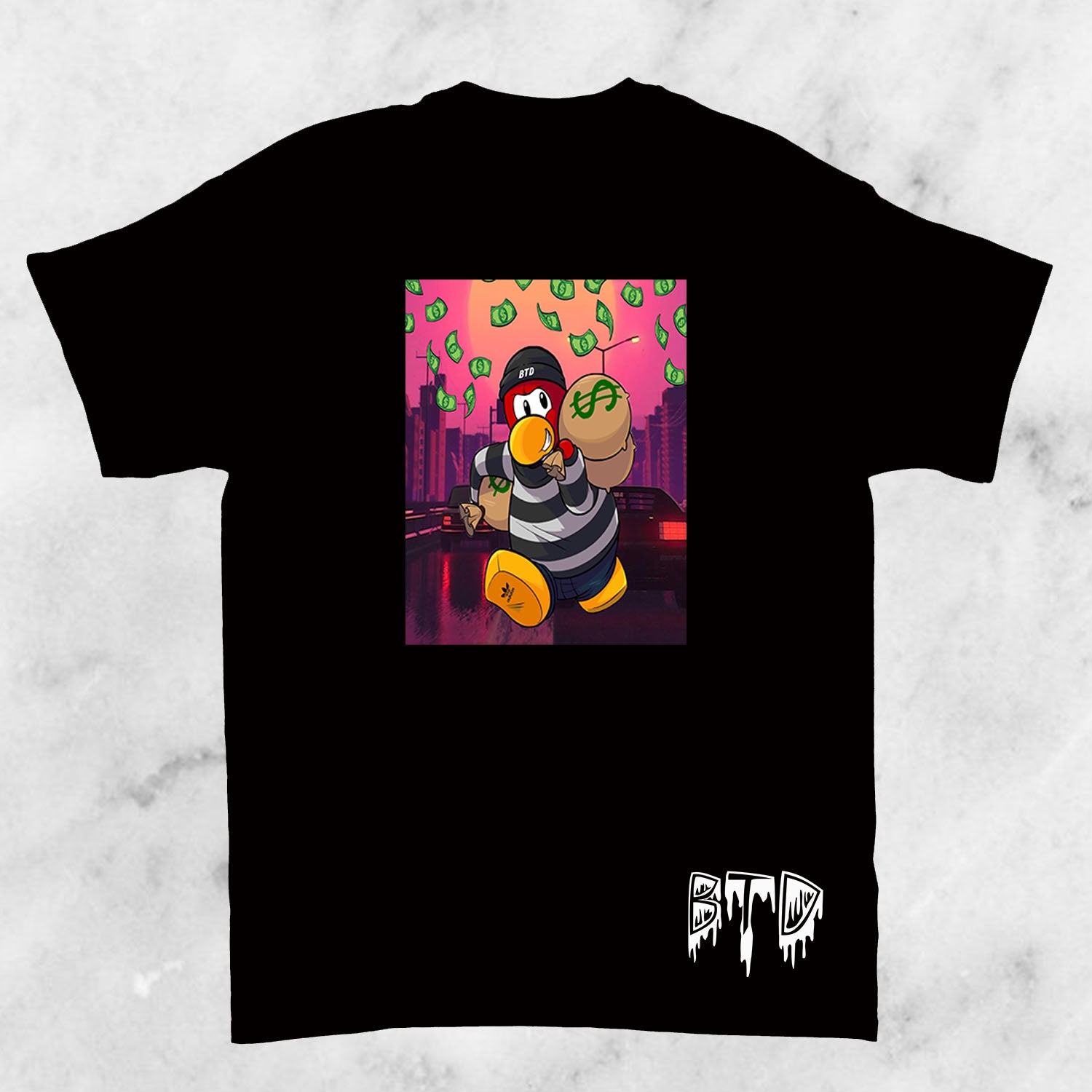 Midnight Heist Penguin Tee